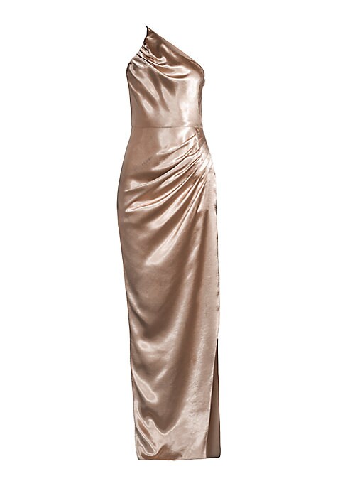 Elegant One-Shoulder Gown
