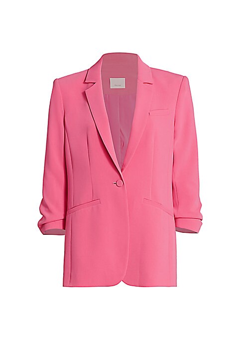 Chic Ruched Blazer