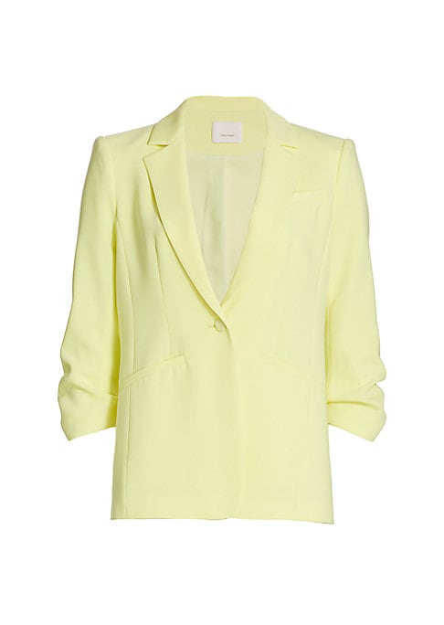 Sculpted Crepe Blazer