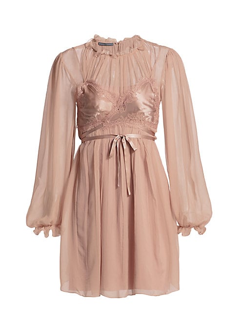 Luxe Ruffle Mini Dress