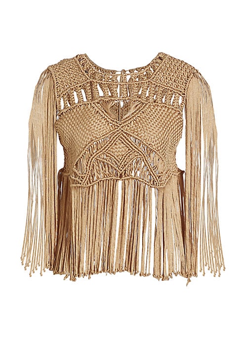 Fringed Boho Knit