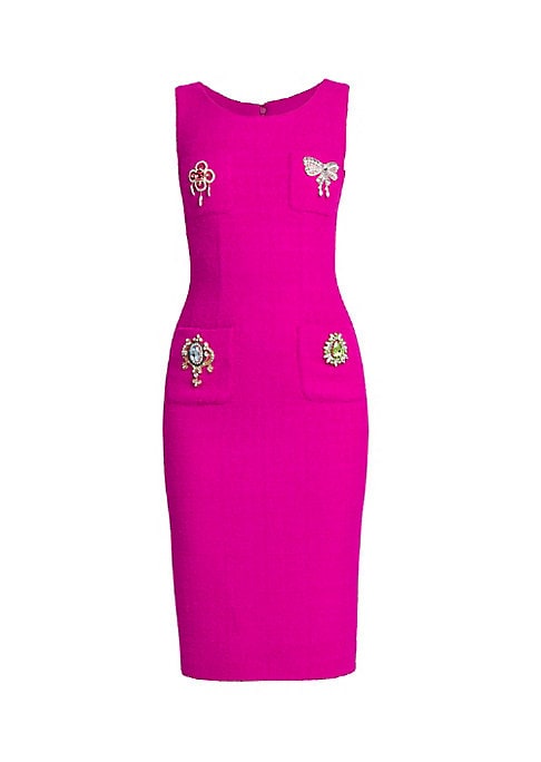 Chic Crystal Pocket Dress