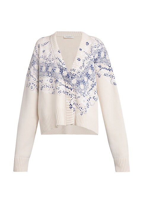 Floral V-Neck Cardigan