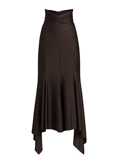 Asymmetric Ruching Skirt