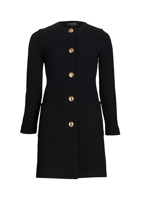 Chic Boucle Statement Jacket