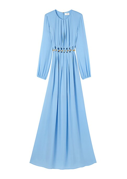 Elegant Silk Maxi Dress