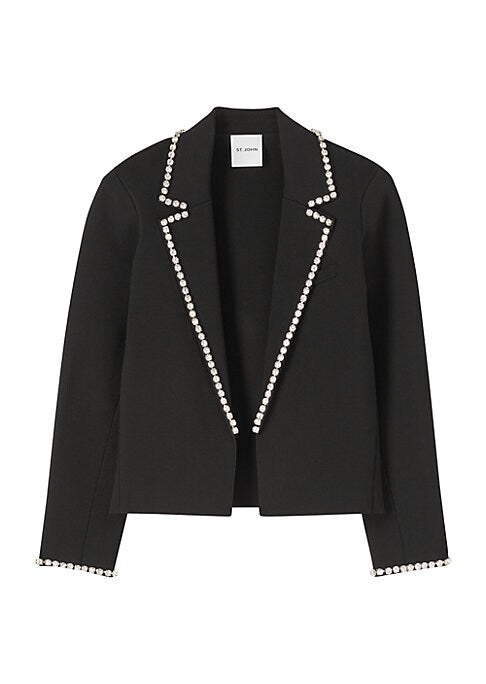 Elegant Crystal Blazer