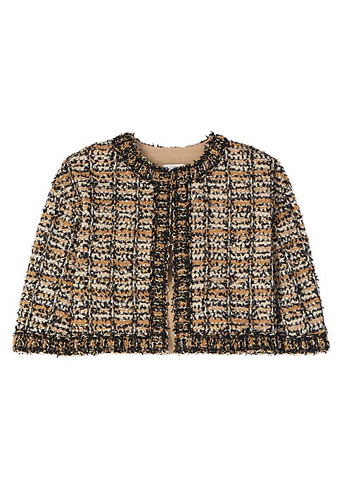 Chic Tweed Crop Jacket