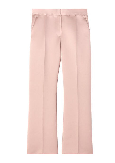 Chic Satin Crop Trousers