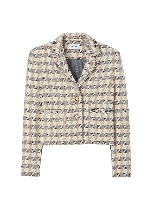Chic Houndstooth Jacket