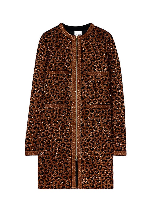 Luxe Leopard Zip Jacket