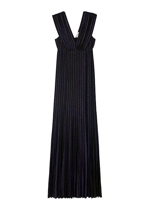 Glistening Pleat Gown