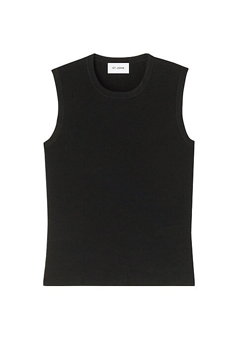 Sleek Knit Sleeveless Top