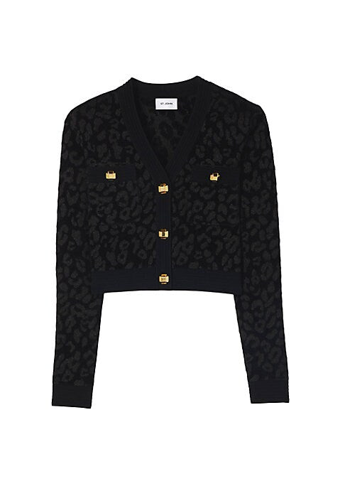 Leopard Luxe Knit Jacket