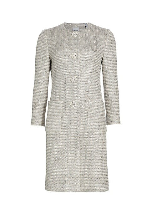 Shimmering Copper Knit Jacket
