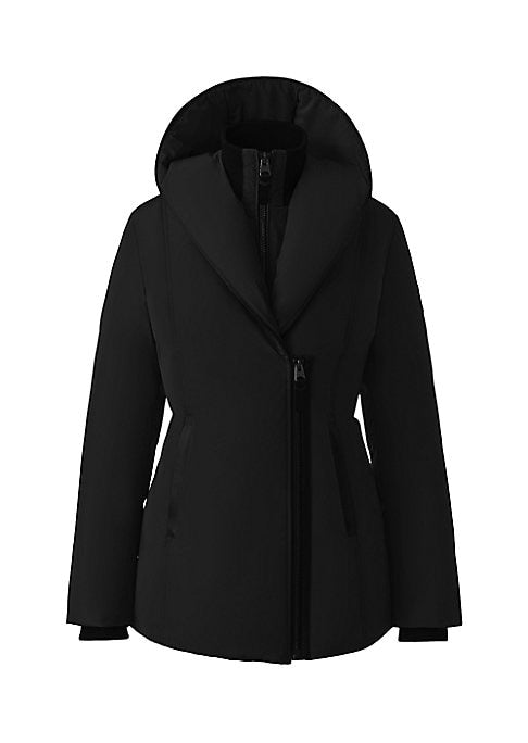 Sleek Asymmetric Down Jacket