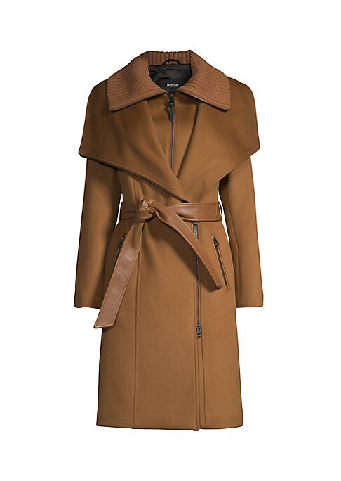 Chic Reversible Belt Coat