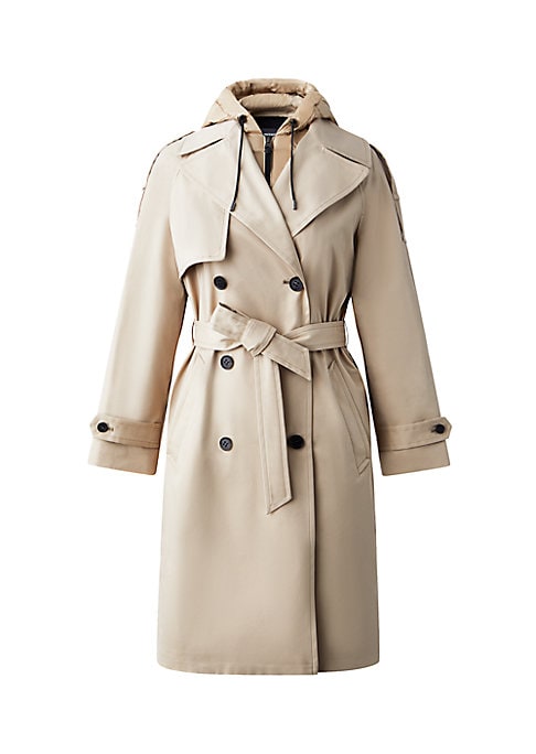 Cozy Down Trench Coat