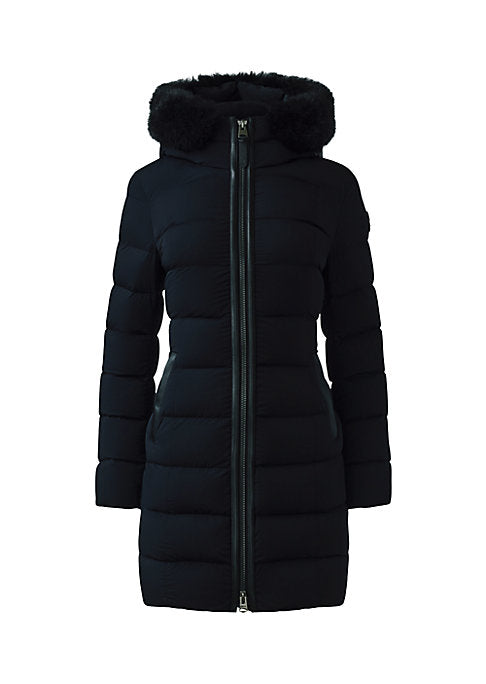 Shearling Luxe Down Coat