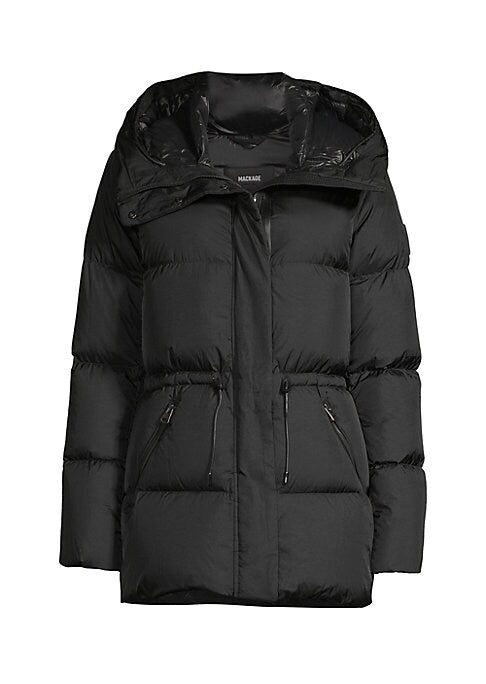 Chic Gathered Down Jacket