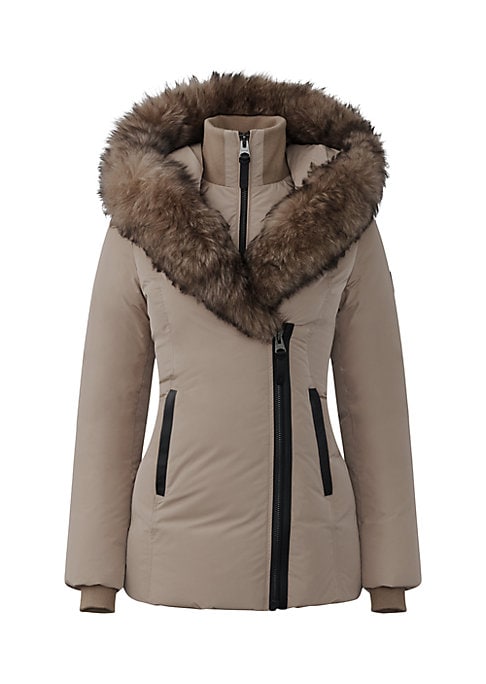 Shearling Luxe Down Coat