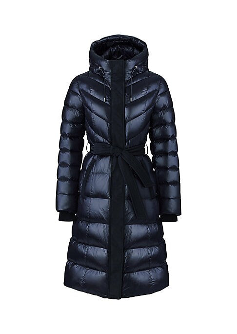 Glossy Down Puffer Coat