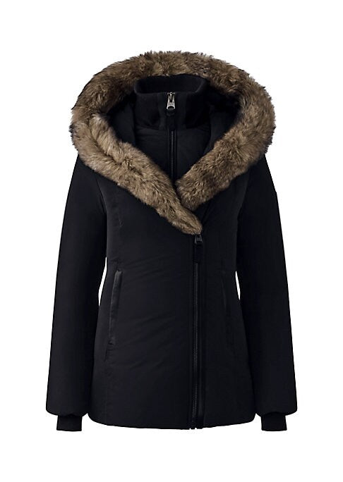 Shearling Luxe Down Coat