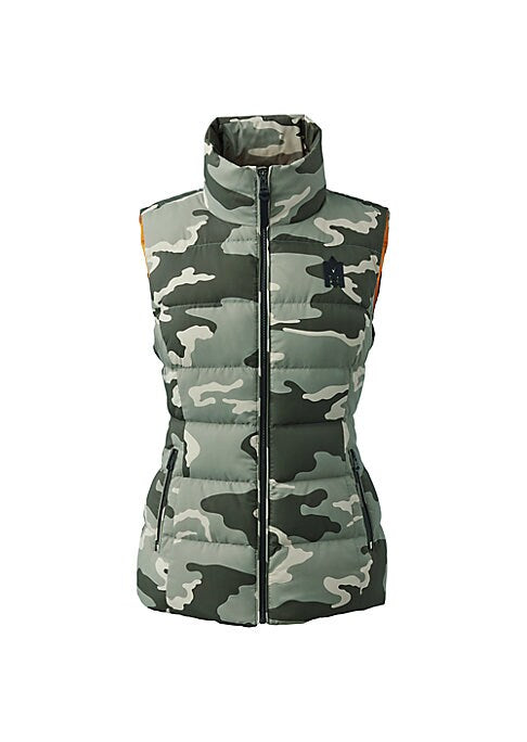 Camo Insulated Peplum Vest
