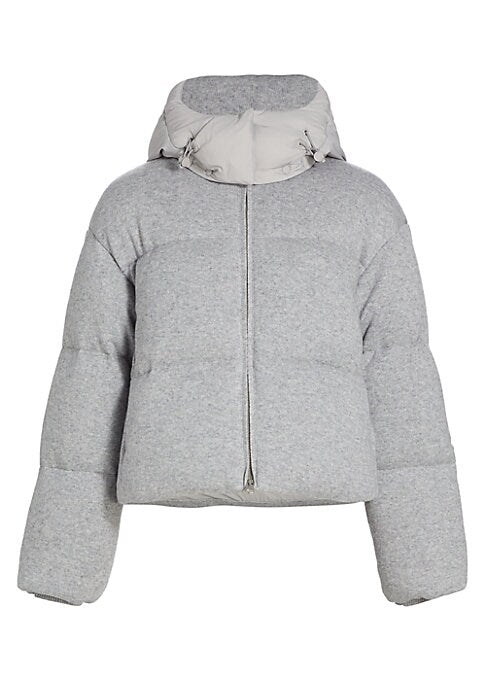 Cashmere Luxe Puffer Jacket