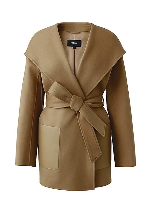 Chic Wool Wrap Coat