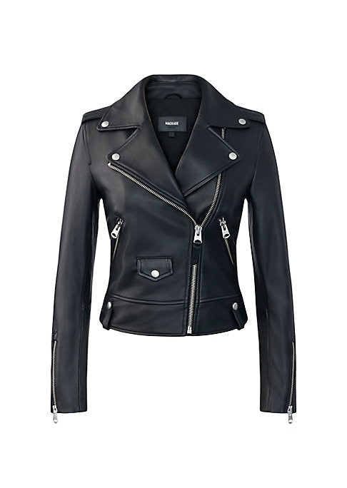 Luxe Leather Biker Jacket