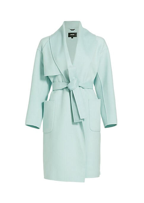 Belted Wool Trench Coat