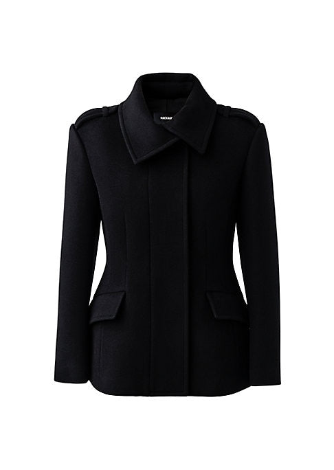 Asymmetric Wool Jacket
