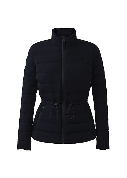 Cinch Waist Puffer Jacket