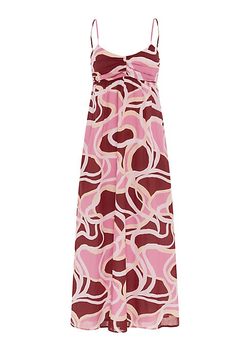 Charming Swim Print Maxi Dress