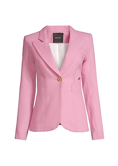 Chic Asymmetric Wool Blazer