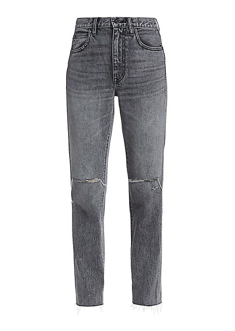 Distressed Ankle Jeans