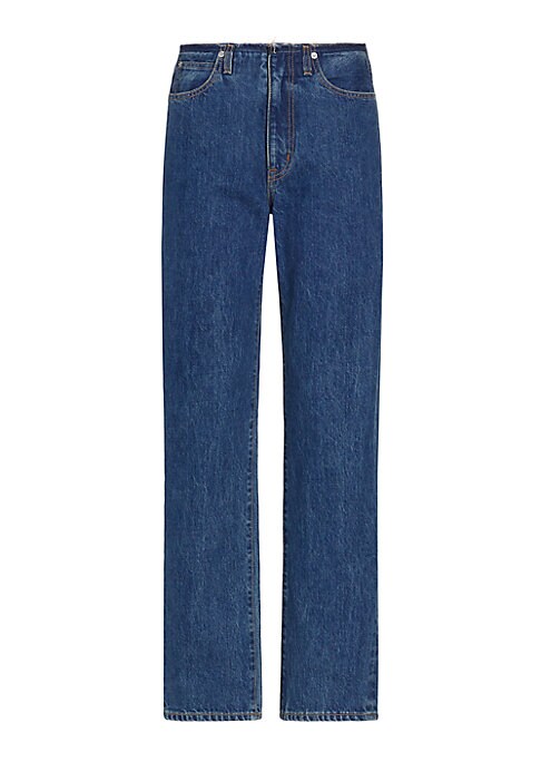 Waistless Denim Trousers