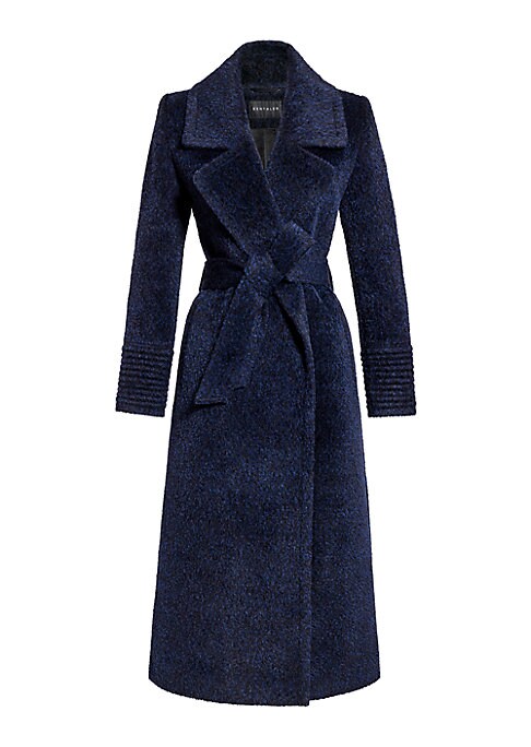 Luxurious Alpaca Wrap Coat