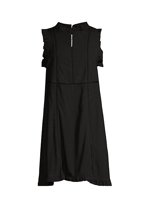 Ruffled Cutout Mini Dress
