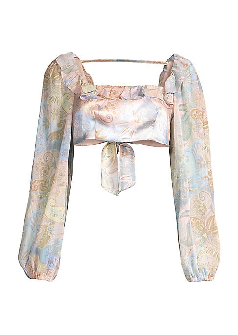 Paisley Ruffle Dream Top