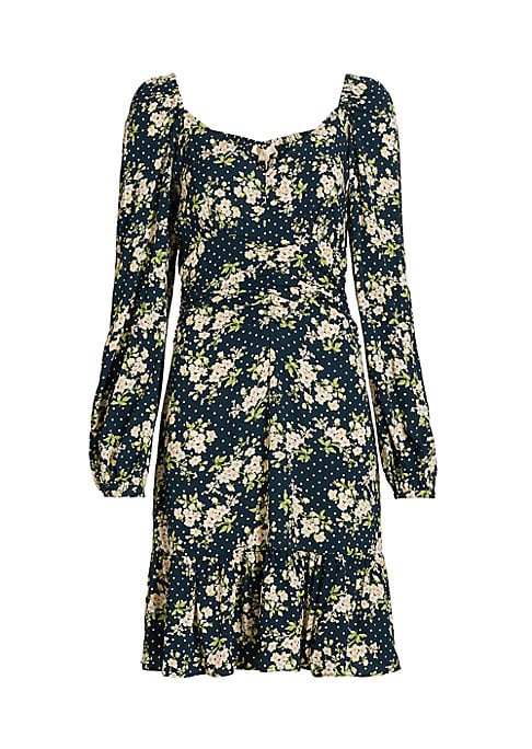Floral Puff Sleeve Dress
