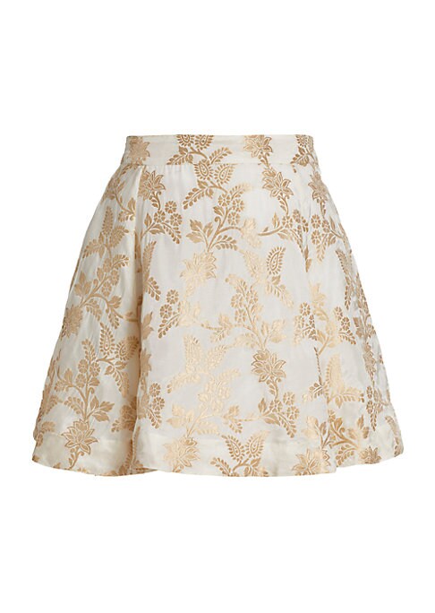 Shimmering Brocade Skirt