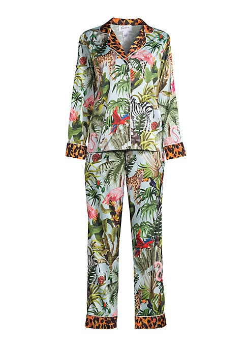 Tropical Satin Sleep Set