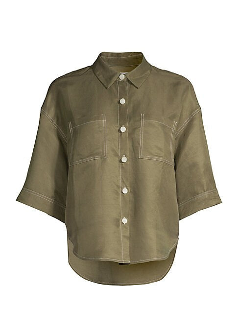 Boxy Contrast Shirt