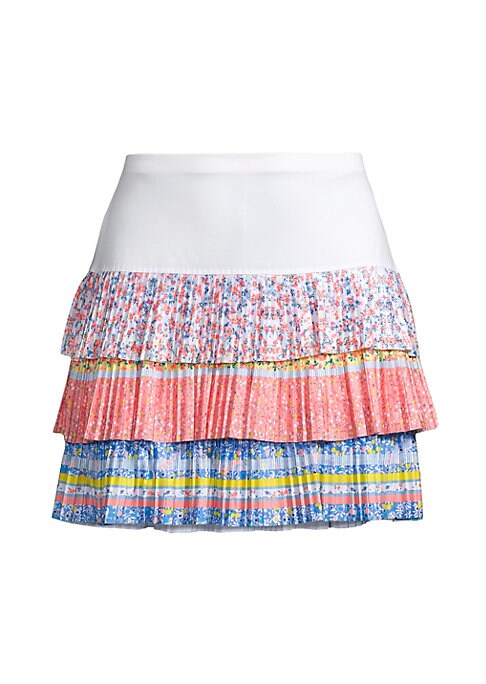 Charmed Print Tiered Skort