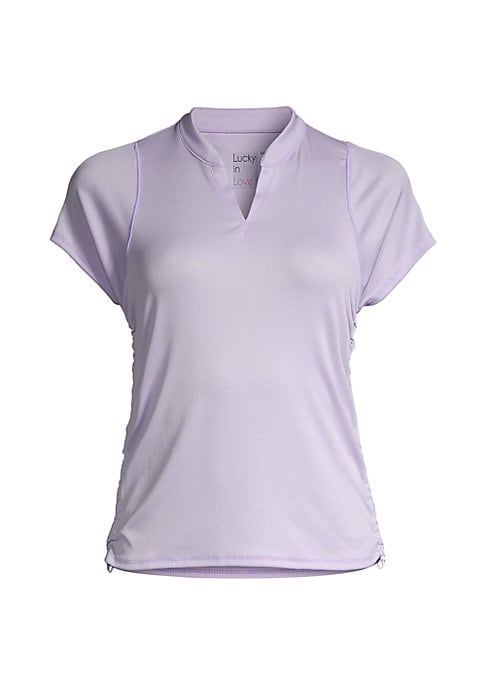 Ruching Harmony Polo Top