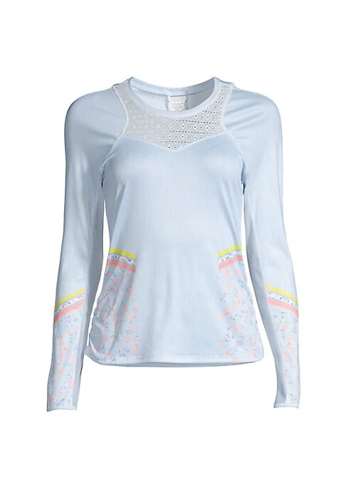 Floral Fusion Long Sleeve Top