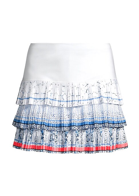 Wave Pleat Sports Skort