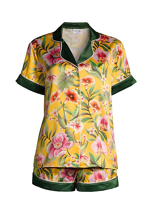 Floral Satin Sleep Set